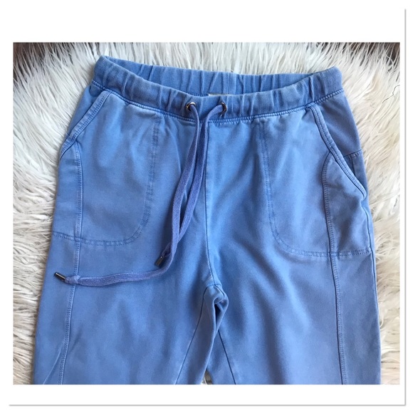 Anthropologie Saturday Sunday Joggers Blue Pull On Size Extra Small - Picture 2 of 7